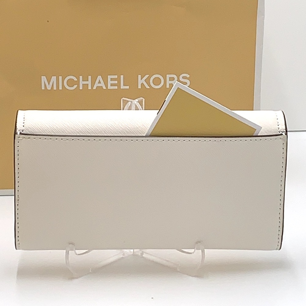 NWT MICHAEL KORS MIMI LARGE BIFOLD WALLET OPTIC WHITE COLOR - Picture 11 of 16